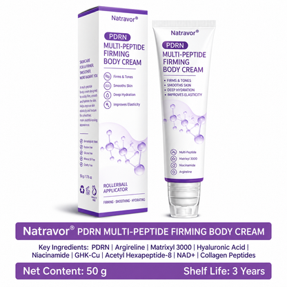 Natravor®🎗️ PDRN Multi-Peptide Firming Body Cream | Anti-Aging Skincare, Deep Hydration, Firming & Lifting Care for Smoother, More Radiant-Looking Skin