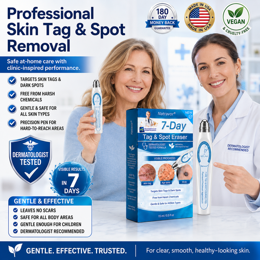 𝐎𝐟𝐟𝐢𝐜𝐢𝐚𝐥 𝐁𝐫𝐚𝐧𝐝 𝐒𝐭𝐨𝐫𝐞 |✅🎉Natravor® 7-𝐷𝑎𝑦 𝗧𝐚𝐠 & 𝗦𝗽𝐨𝐭 𝐄𝐫𝒂𝒔𝒆𝒓(Zero Pain, Zero 𝐒𝐜𝐚𝒓𝒔 Rollerball)