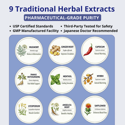 Natravor® Japanese 9-Herb Relief Patches