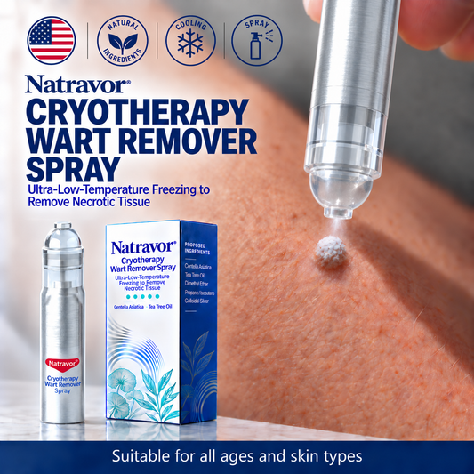 Zero Pain💎Natravor® Cryotherapy Wart Remover Spray（Botanical Extracts · Advanced Cryotherapy Technology · Targeted Care for Warts & Skin Bumps）