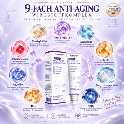 Natravor®🎗️ PDRN Multi-Peptide Firming Body Cream | Anti-Aging Skincare, Deep Hydration, Firming & Lifting Care for Smoother, More Radiant-Looking Skin